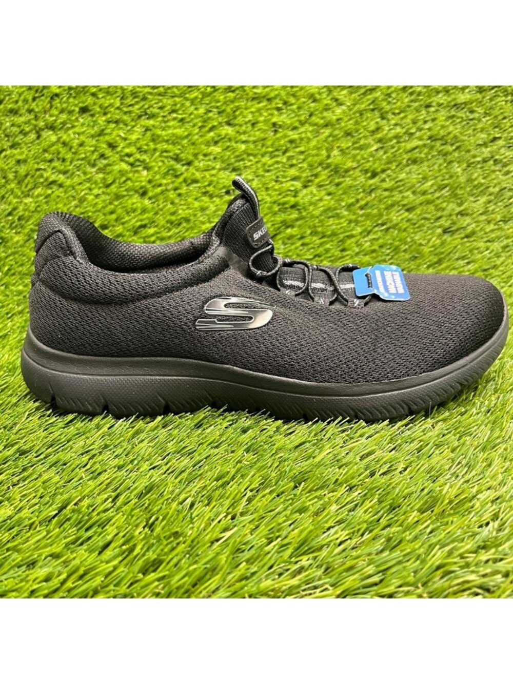Skechers Summits-Summer Blush Womens Size 8D Black Athletic Shoes Sneakers